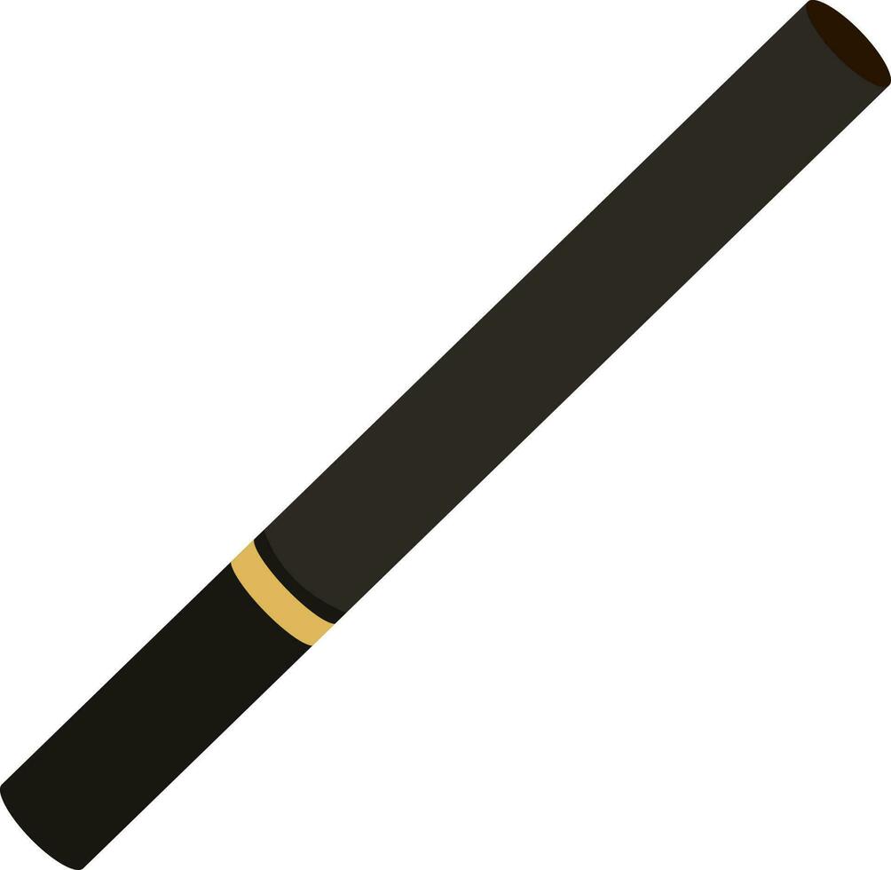 elit svart cigarett Färg vektor illustration