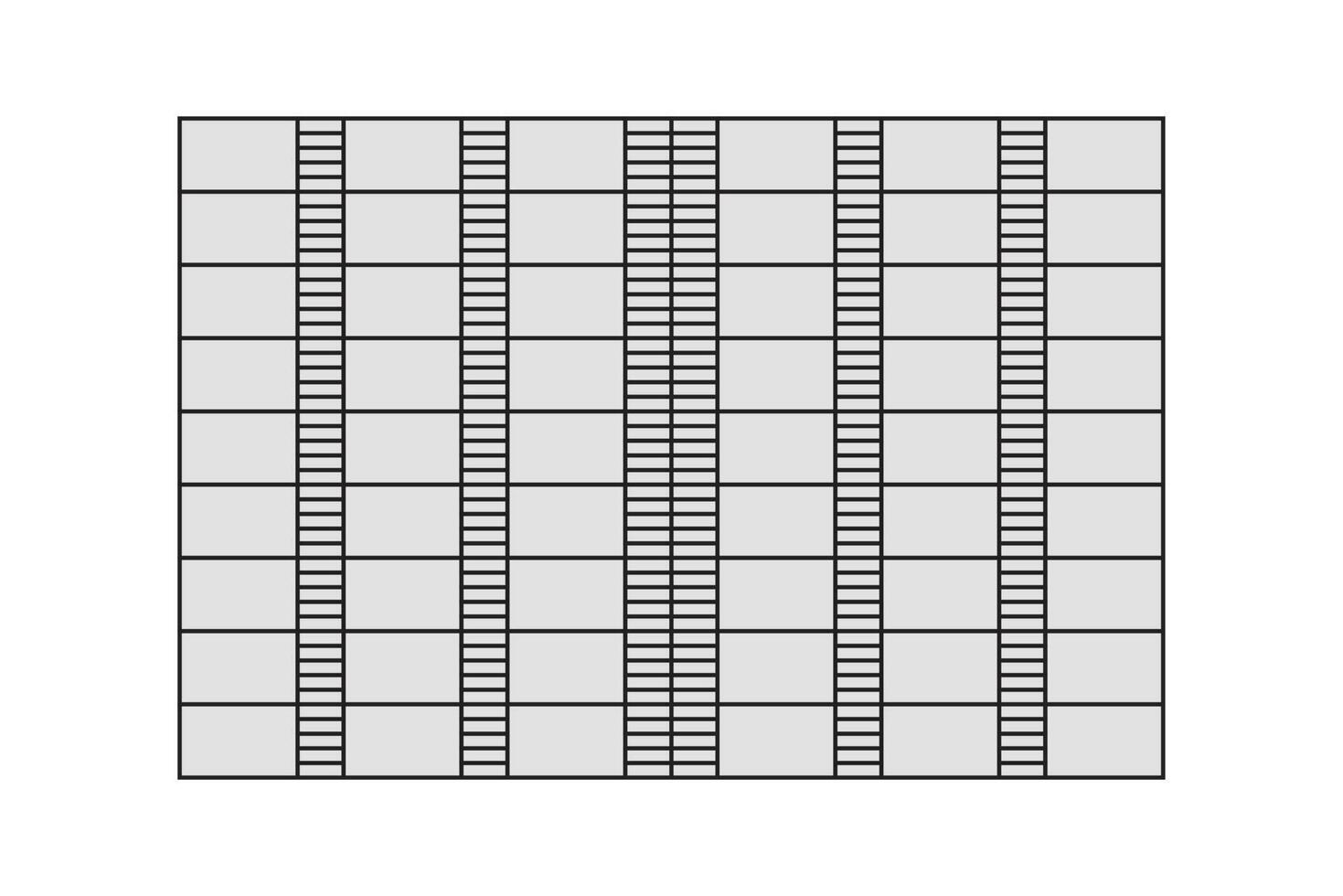 linje konst mönster mönster med anständig, enkel, och minimal stil vektor