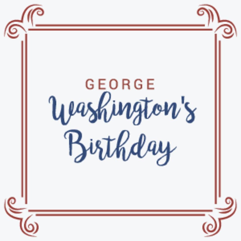 Vektorillustration eines Hintergrunds für George Washington Geburtstag vektor