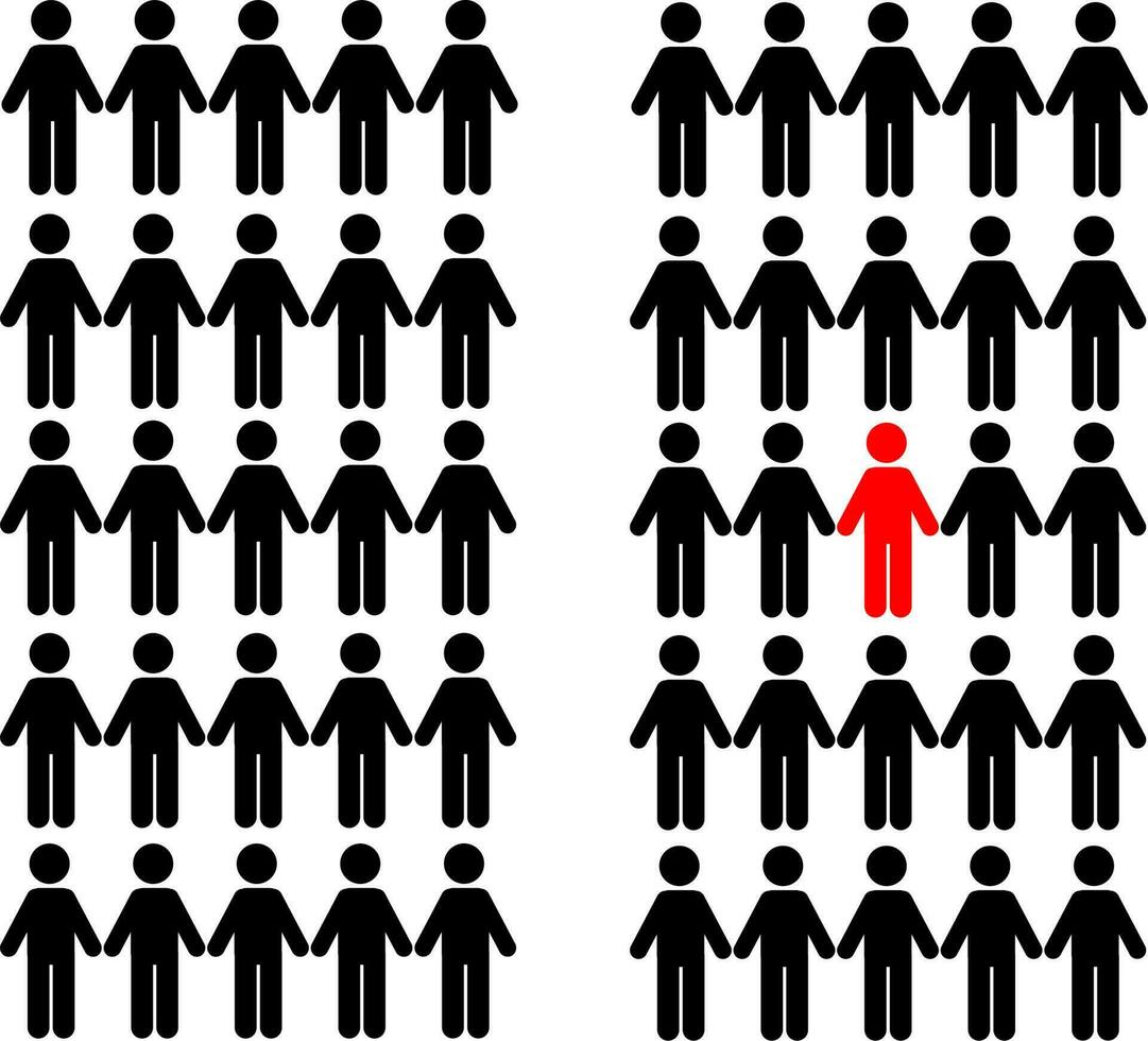 personer symbol för din infografik. piktogram och pinne figur infographic vektor