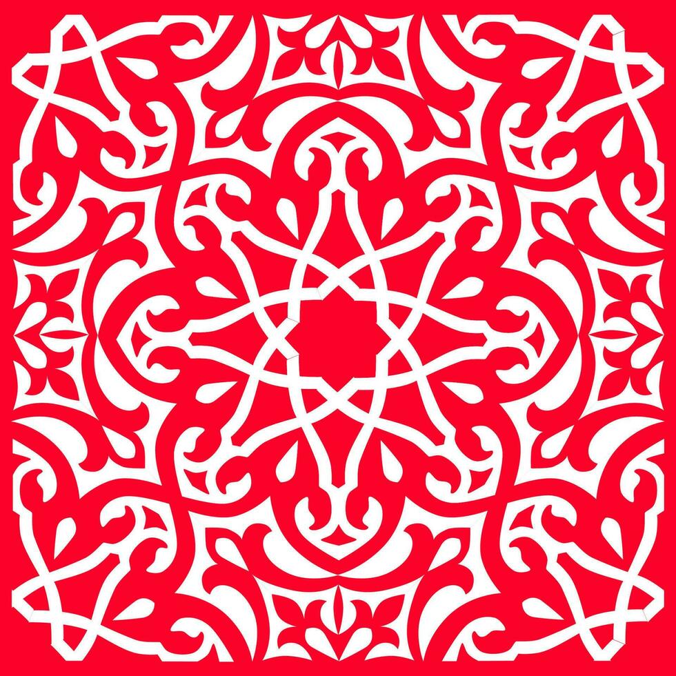 islamisch alpona Vektor Design