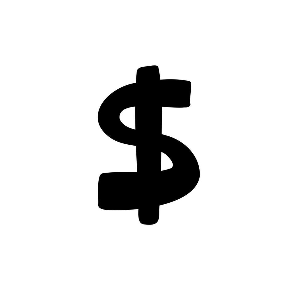 skizziert Währung Geld Finanzen Zeichen Symbole Euro, Dollar, Yen, Pfund Satz. Vektor Illustration im Hand gezeichnet Karikatur Gekritzel Stil isoliert auf Weiß Hintergrund. zum Banken, Logo, Typografie, Karte.