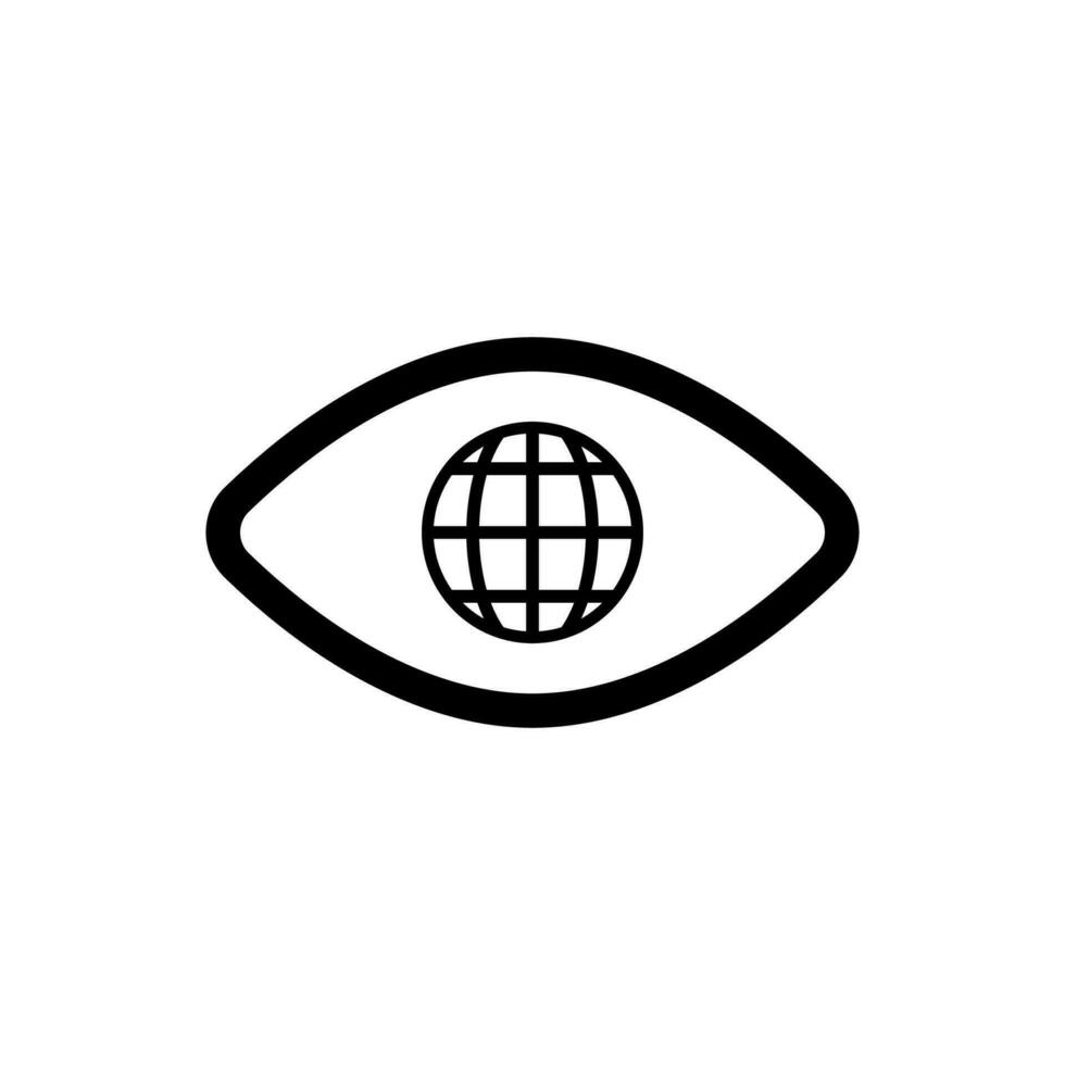 global Vision Symbol vektor