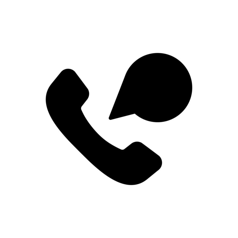 Telefon reden Symbol vektor