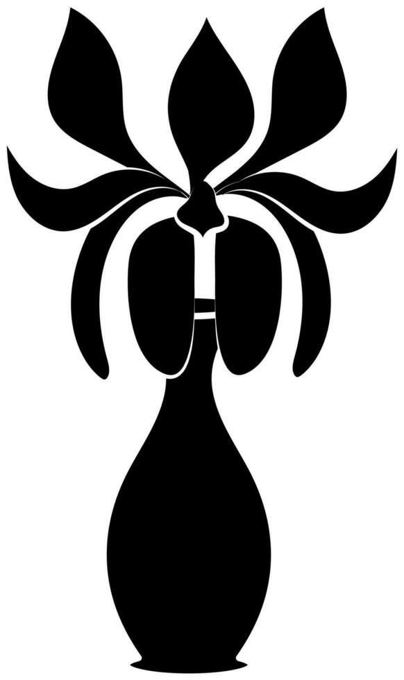 Blume Topf oder Vase Symbol. vektor