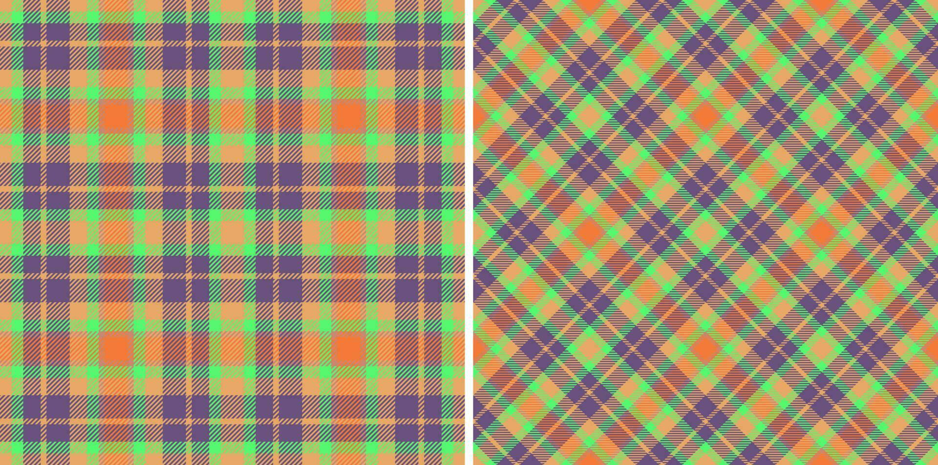 Stoff nahtlos Vektor. prüfen Muster Textur. Hintergrund Tartan Plaid Textil. vektor