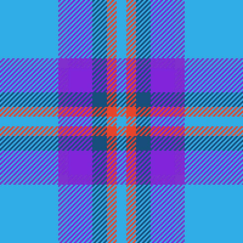 Hintergrund prüfen Tartan von Plaid Textur nahtlos mit ein Vektor Muster Textil- Stoff.