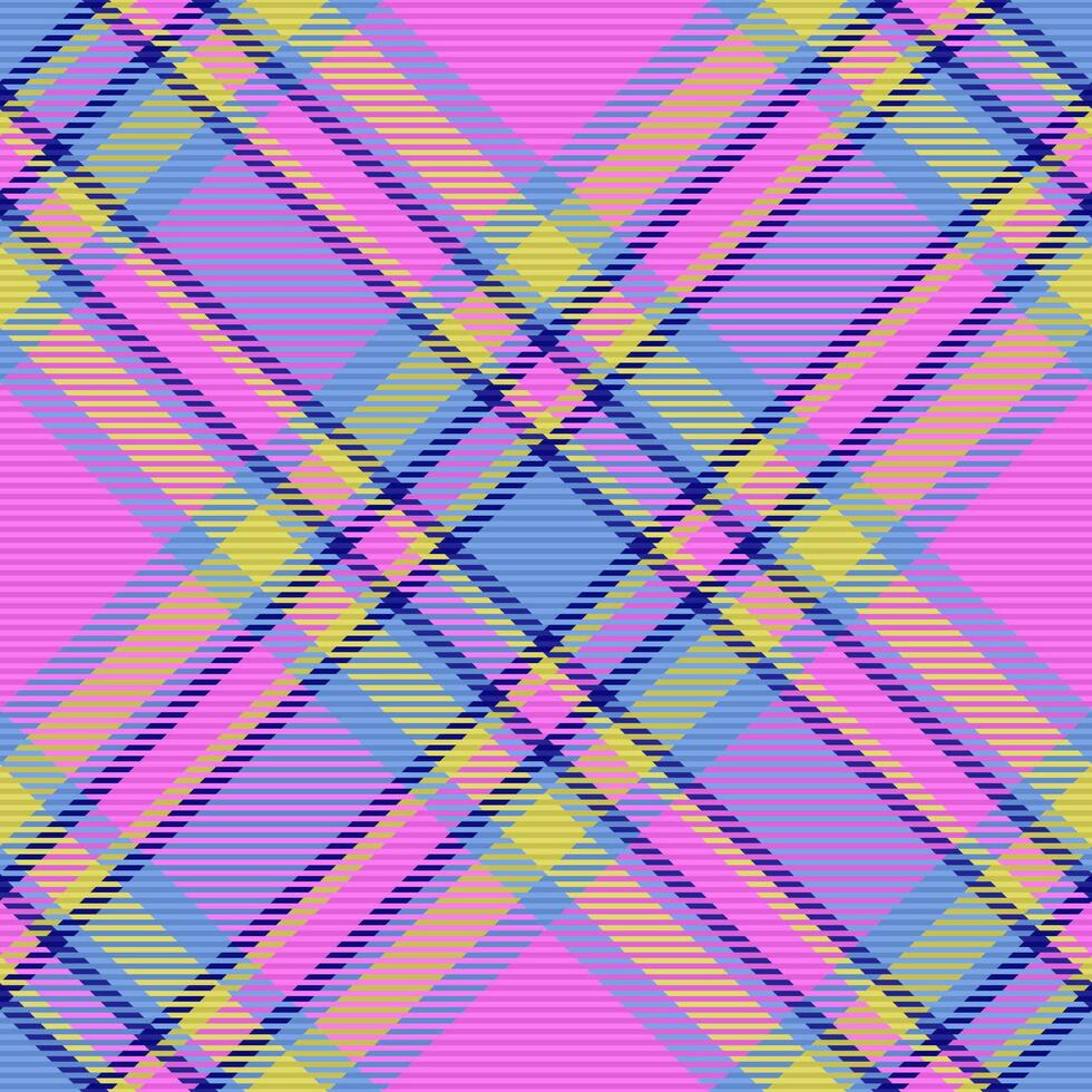 Vektor Plaid Hintergrund. Tartan Muster Textur. prüfen Textil- nahtlos Stoff.