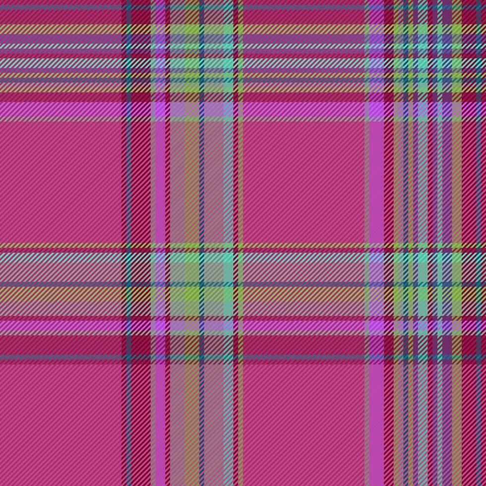 Hintergrund Muster Textur von Plaid Stoff Tartan mit ein nahtlos Vektor prüfen Textil.