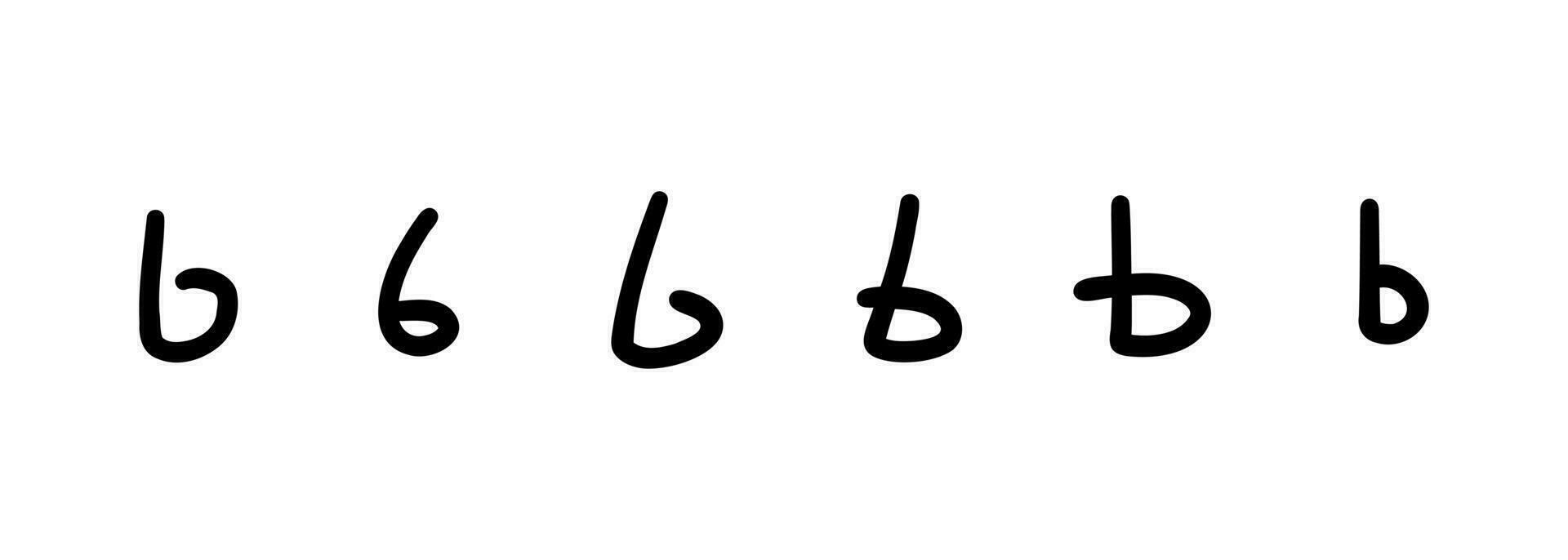 kritzeln kindlich einfach schwarz Englisch Latein ABC Alphabet Brief Symbol. Vektor Illustration im Hand gezeichnet Gekritzel Stil isoliert auf Weiß Hintergrund. zum dekorieren, Lernen, Karte, Logo, Kinder Buch.