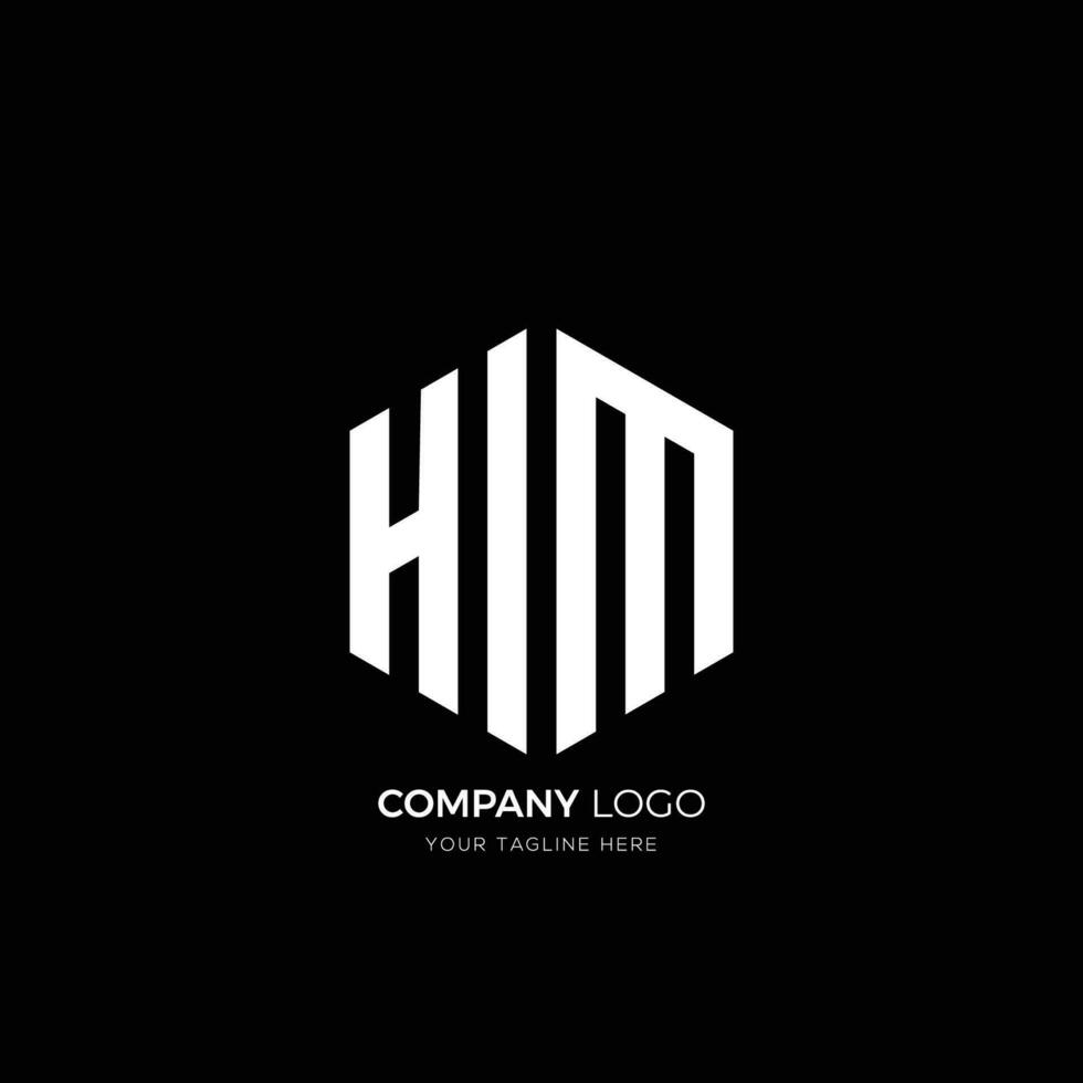 ihm Brief Logo Design Polygon Monogramm Symbol Vektor Vorlage