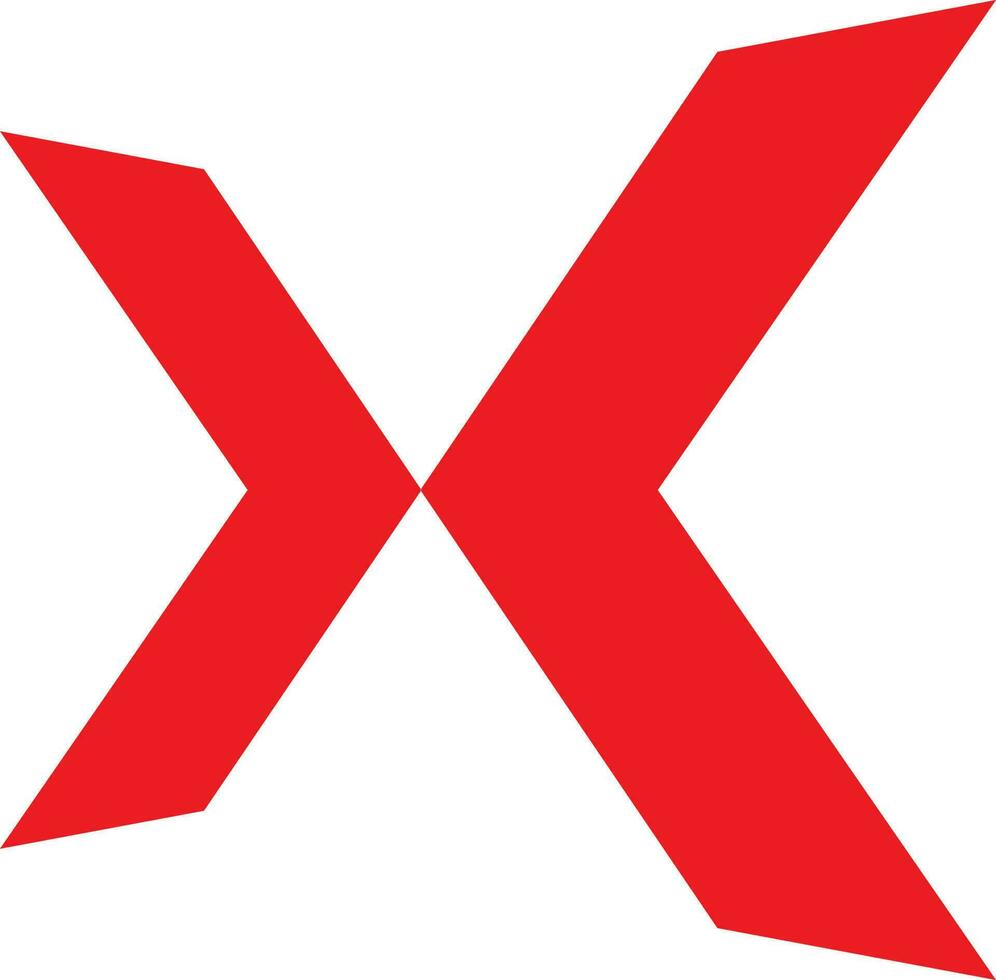rot xing Logo auf Weiß Hintergrund. vektor