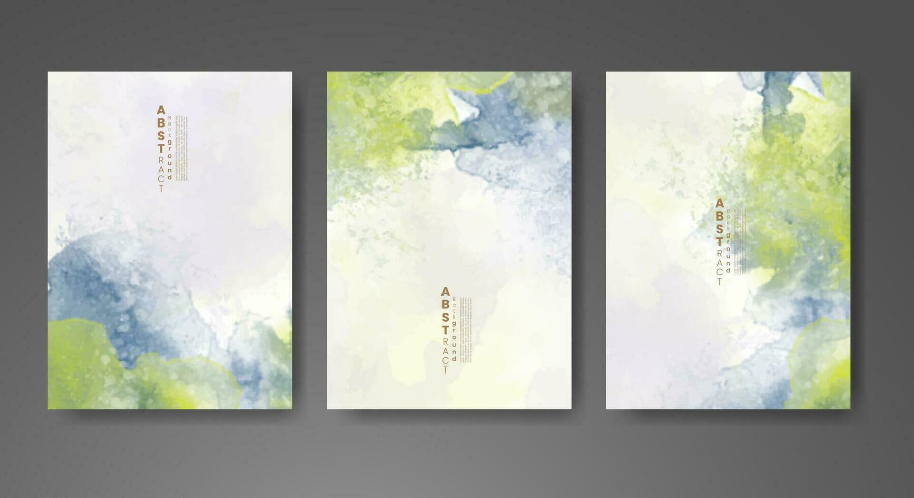 Karten mit Aquarellhintergrund. design für ihr cover, datum, postkarte, banner, logo. vektor