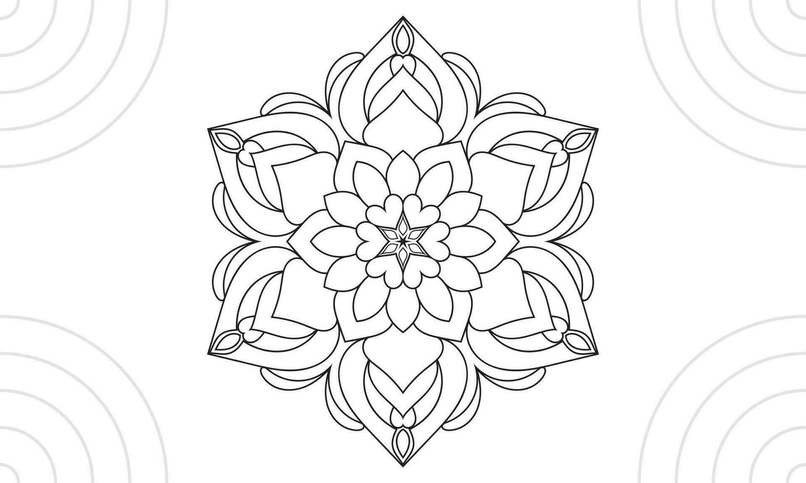 Mandala Design, Mandala Vektor Design.