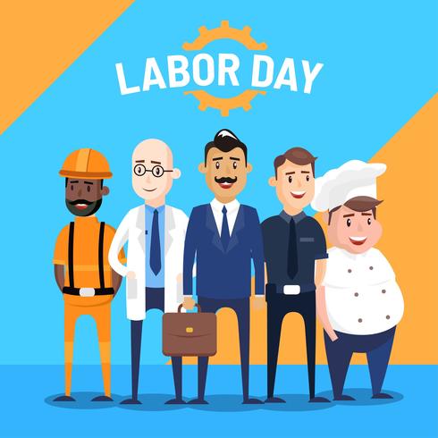 Labour Day Greeting Vector