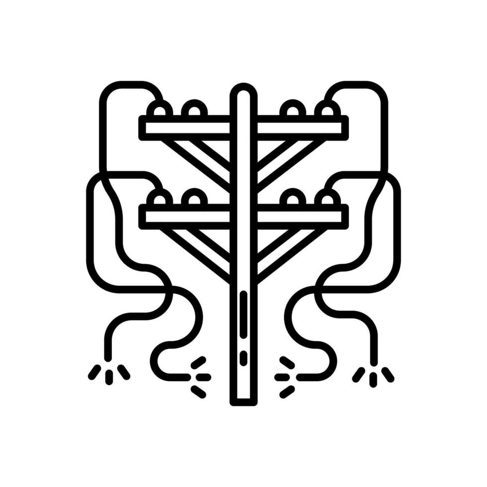 Leistung Ausfall Symbol im Vektor. Illustration vektor