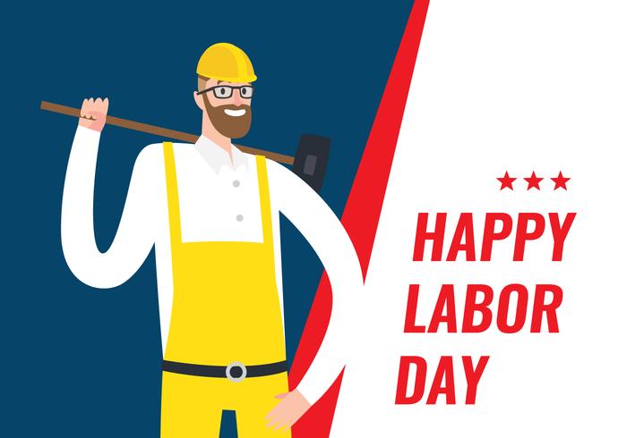 Labour Day Poster vektor