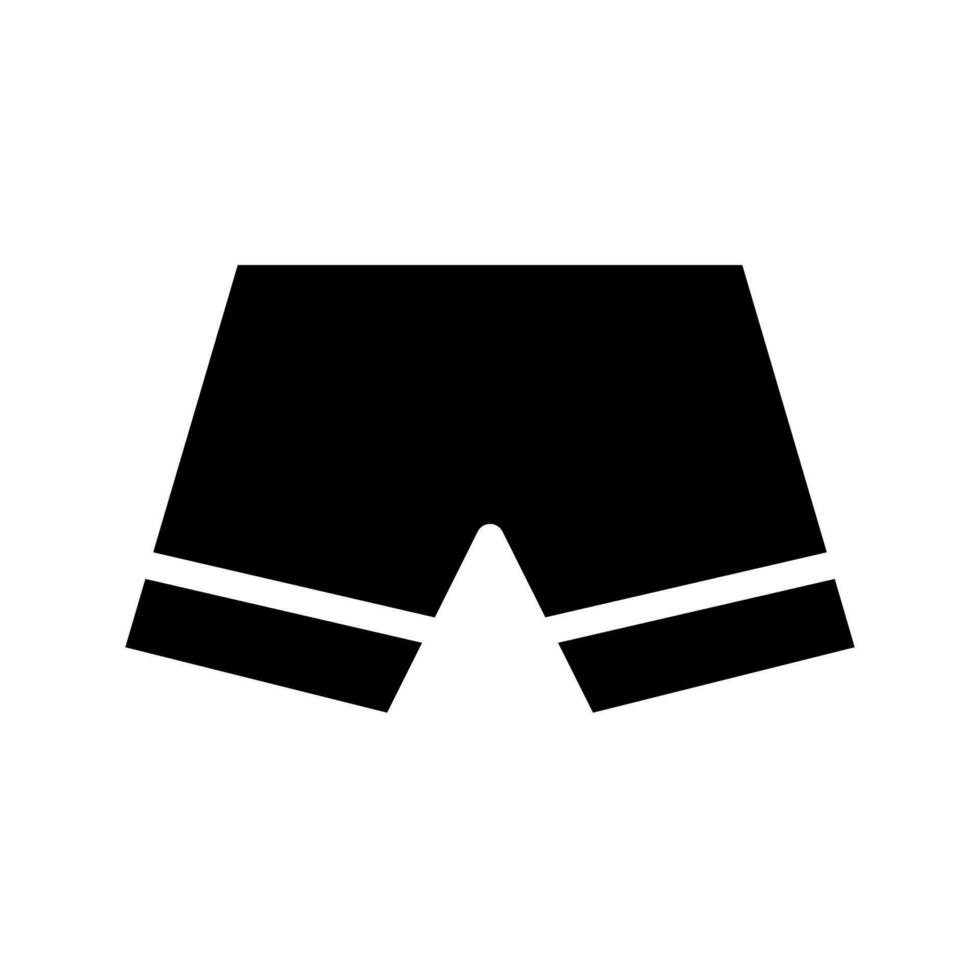 kurze Hose Symbol Vektor. Schwimmen Stämme Illustration unterzeichnen. Slip Symbol ro Logo. vektor