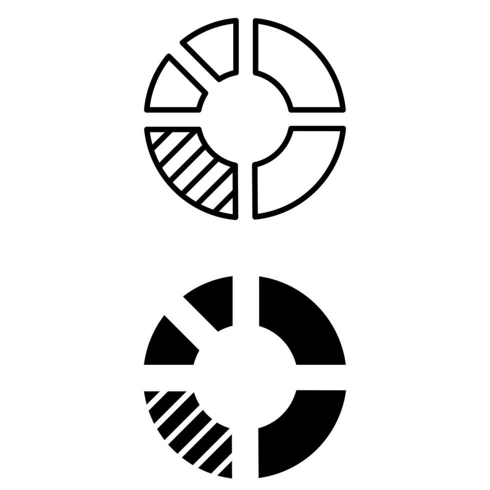 Diagramm Symbol Vektor Satz. Zeitplan Illustration Zeichen Sammlung. Diagramm Symbol oder Logo.