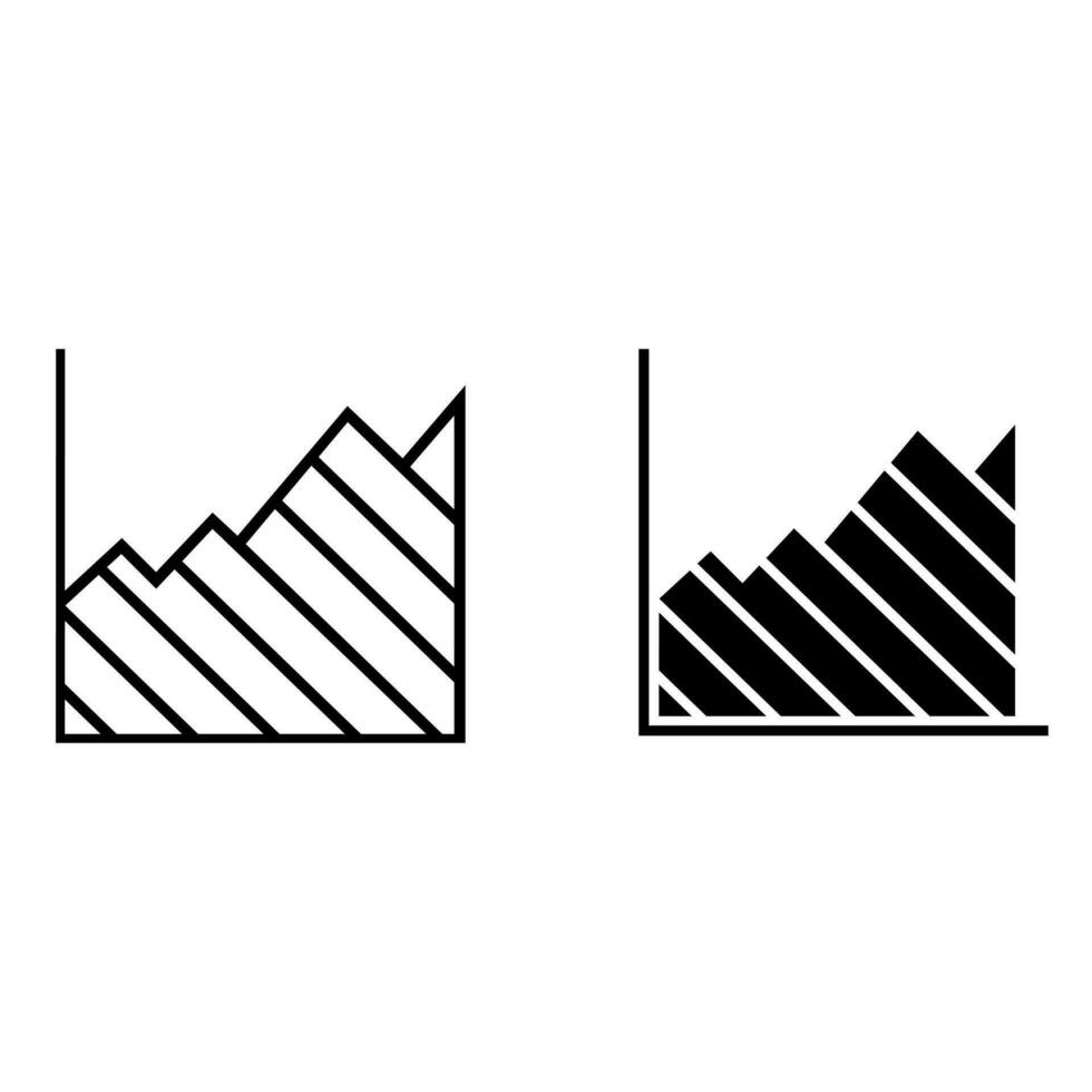 Diagramm Symbol Vektor Satz. Zeitplan Illustration Zeichen Sammlung. Diagramm Symbol oder Logo.