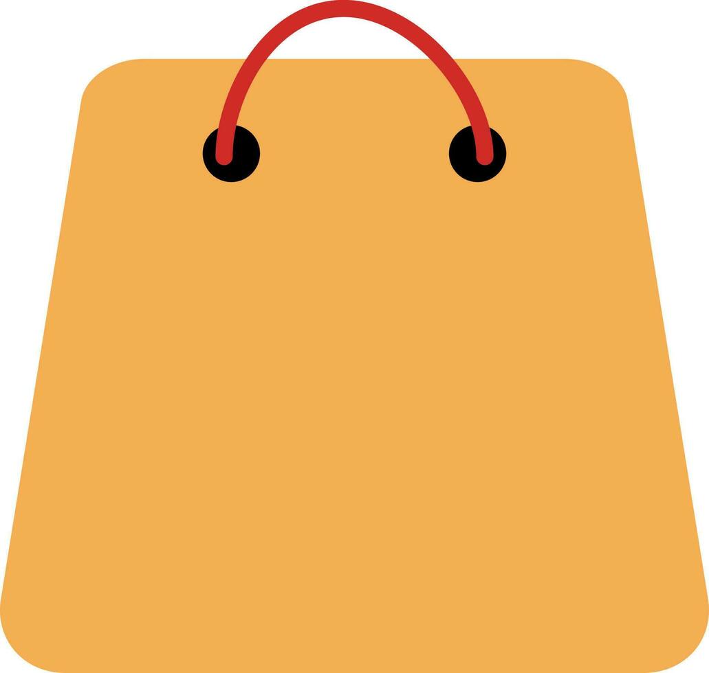 Illustration Einkaufen Tasche Symbol. vektor