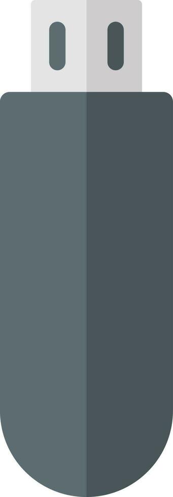 isolerat uSB ikon i grå Färg. vektor