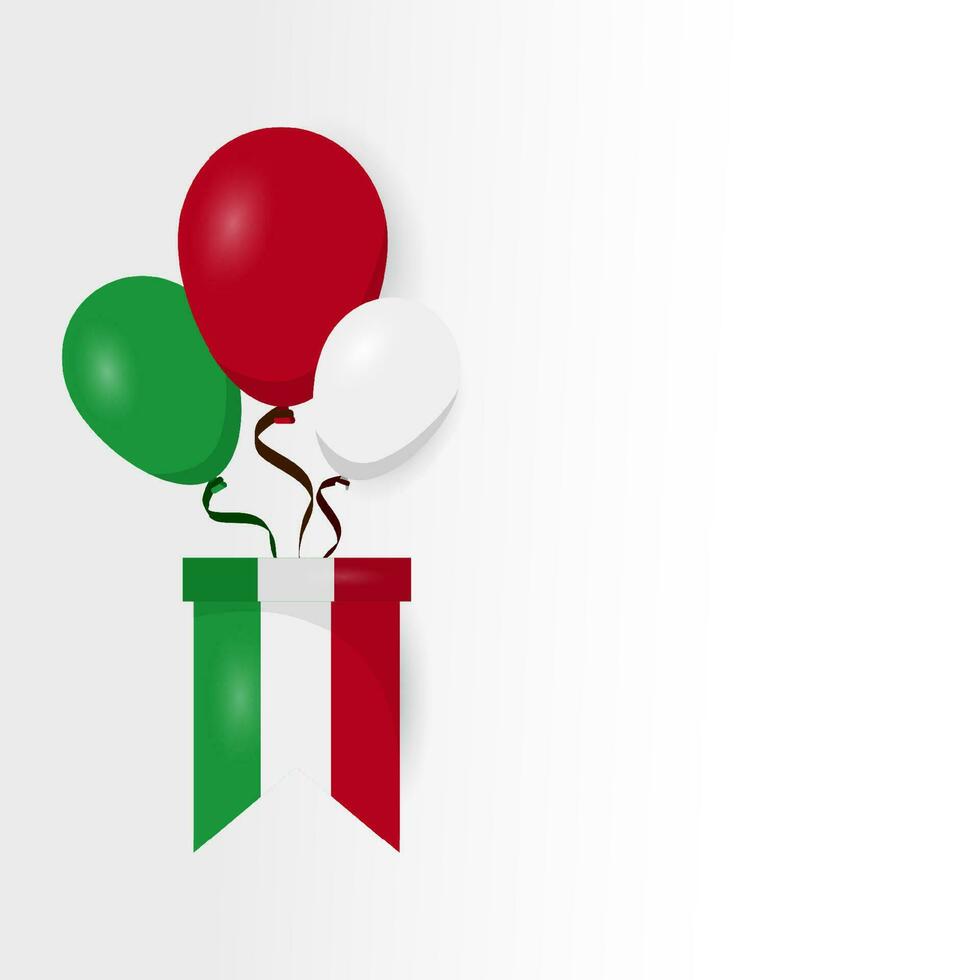 festa della republik italiana, 2 giungno, Italien republik dag 2 juni, Italien nationell flagga. firande bakgrund vektor