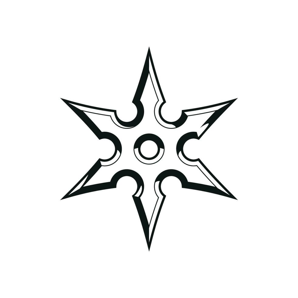 vektor shuriken design element