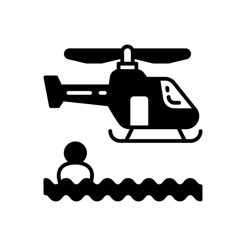 Suche und Rettung Symbol im Vektor. Illustration vektor