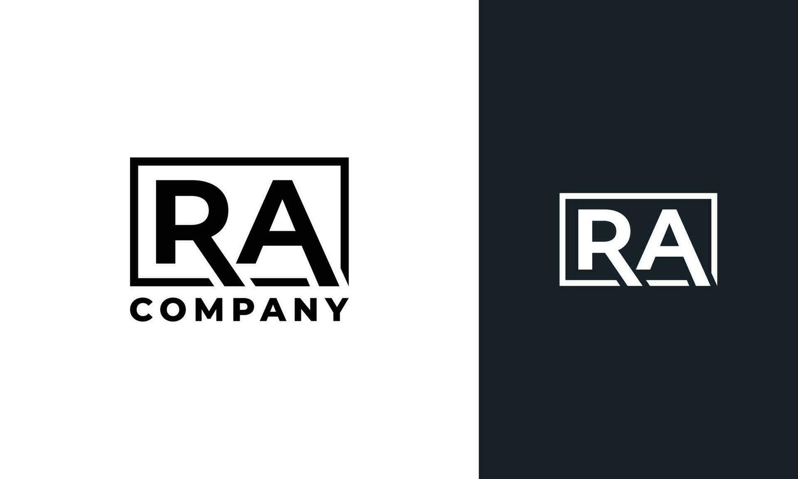 Brief ra Platz Logo vektor