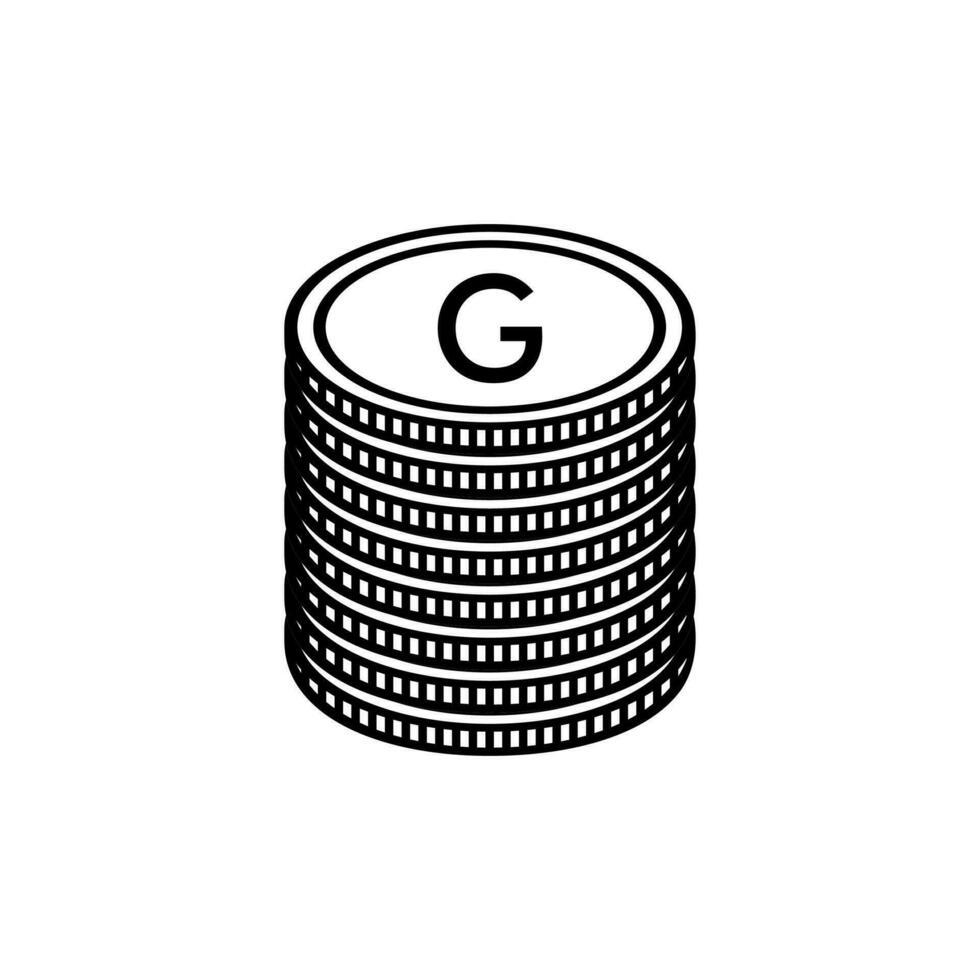 haiti valuta symbol, haitiska Gourde ikon, htg tecken. vektor illustration