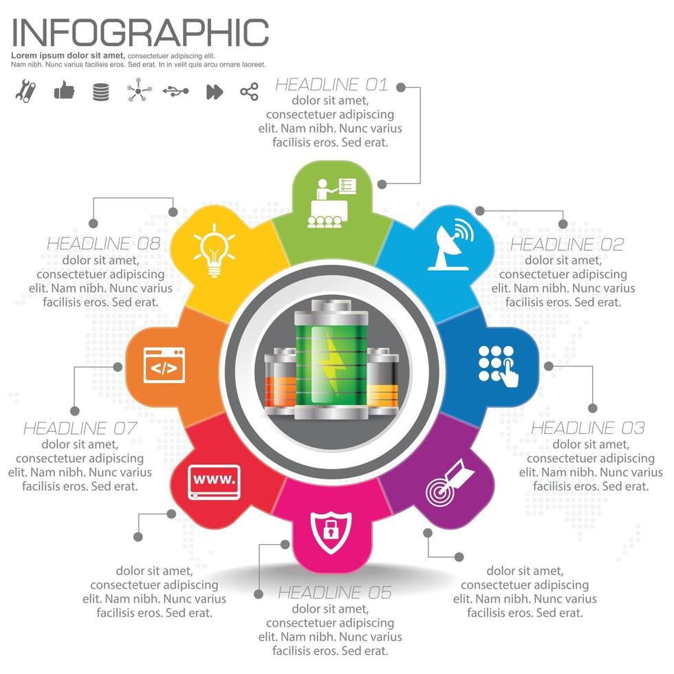 Schritt- und Zeitleisten-Infografik-Vorlagen für das Prozessdiagramm der Geschäftsvektorillustration vektor