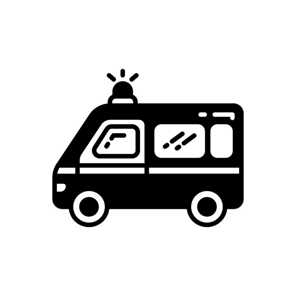 ambulans ikon i vektor. illustration vektor