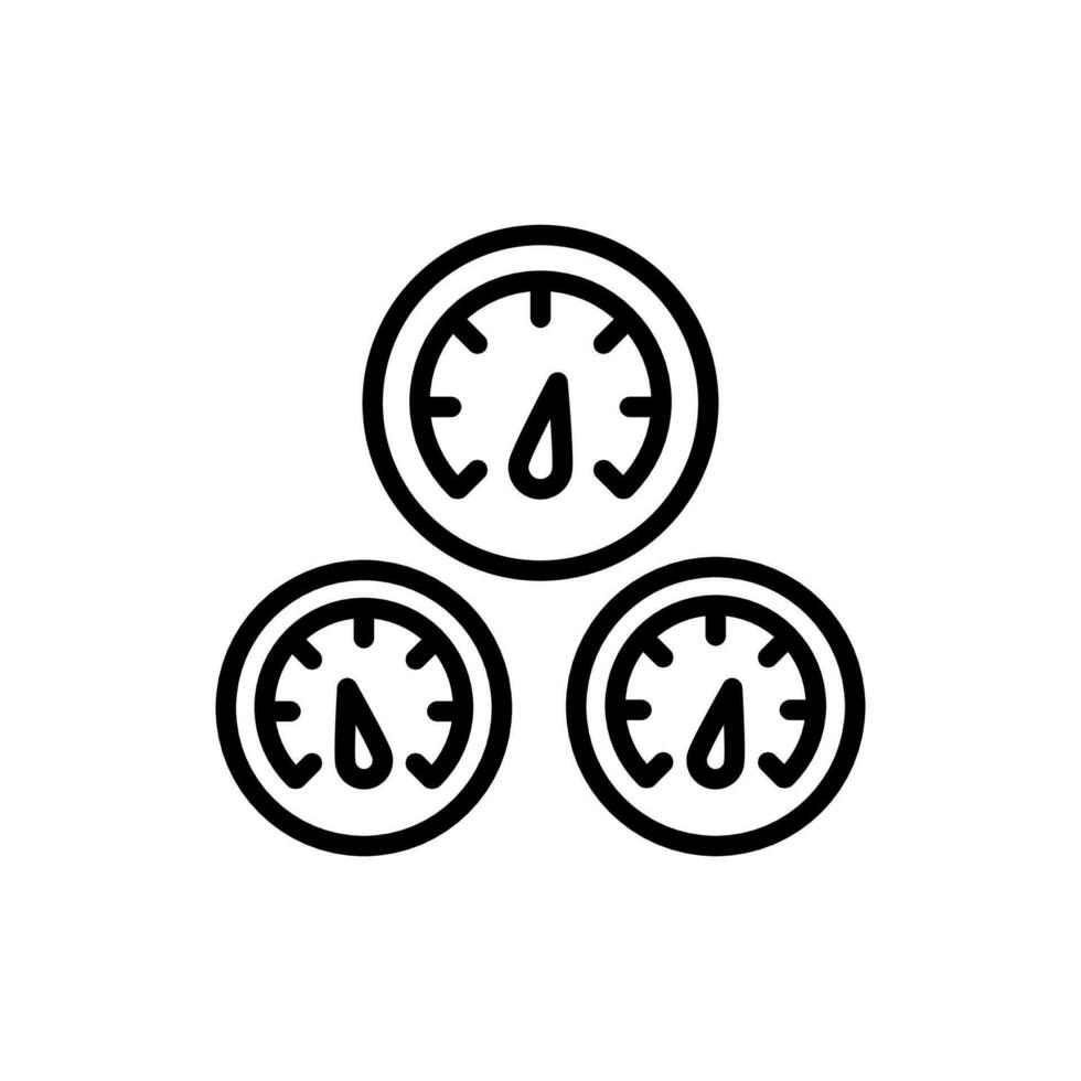 Tachometer Symbol im Vektor. Illustration vektor