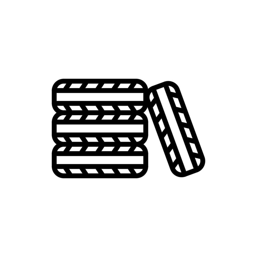 Reifen Symbol im Vektor. Illustration vektor