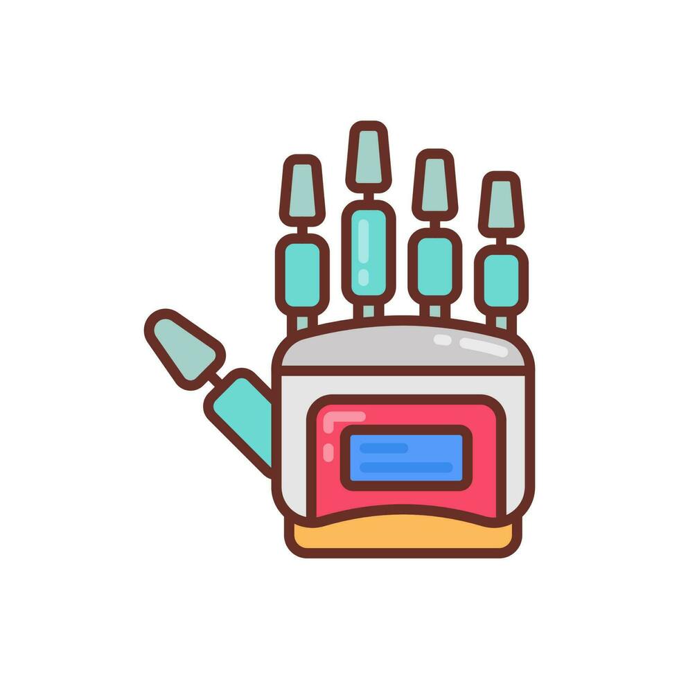robot hand ikon i vektor. illustration vektor