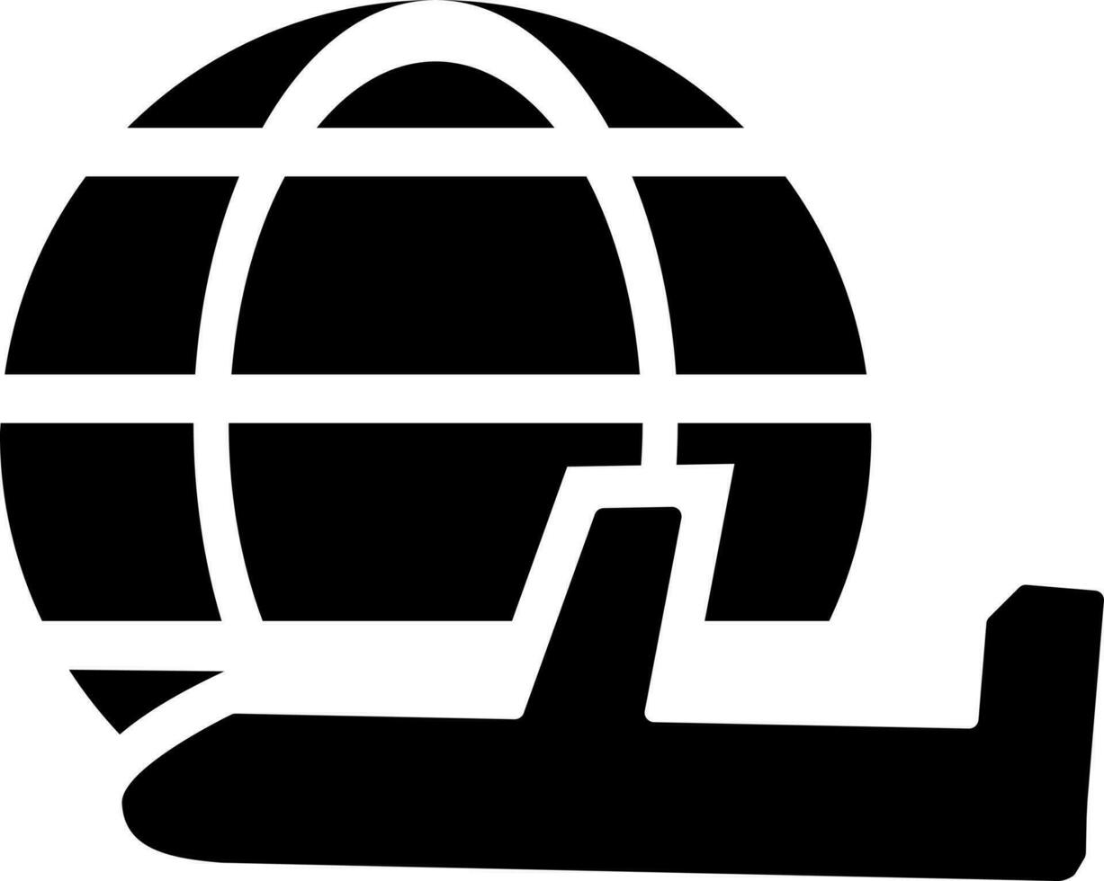 internationell flygbolag service ikon. vektor