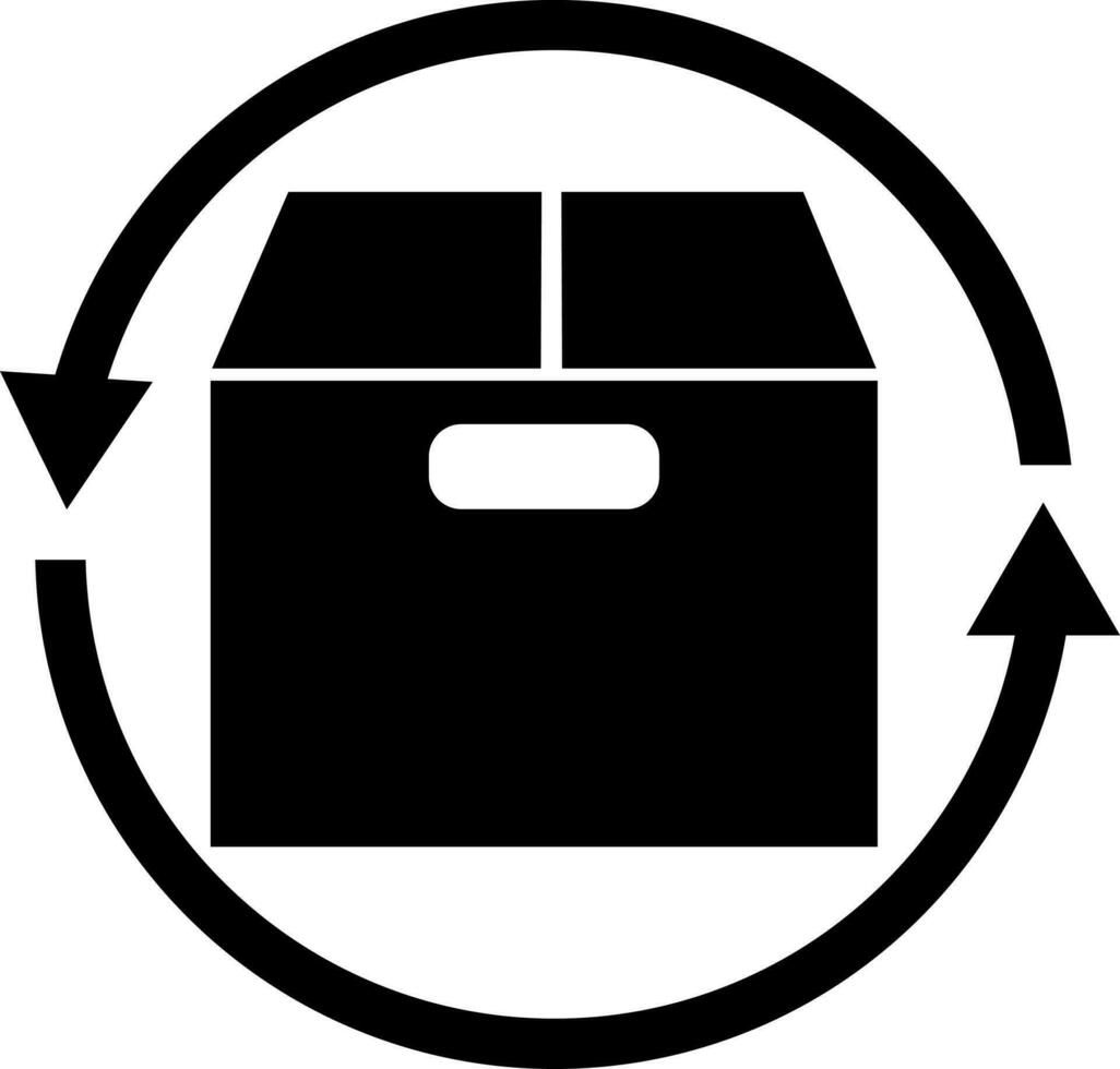 Paket Austausch Symbol. vektor