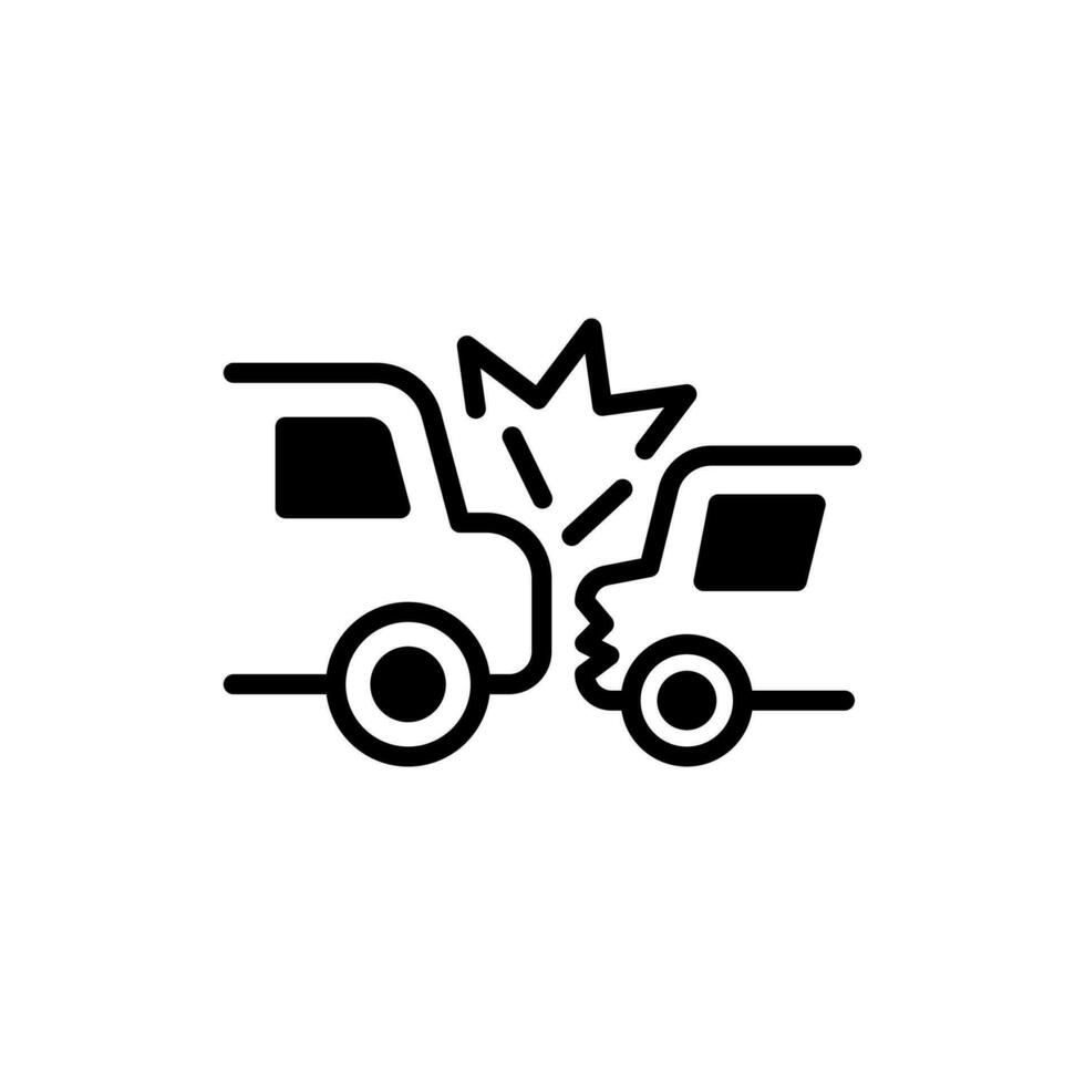 Unfall Symbol im Vektor. Illustration vektor