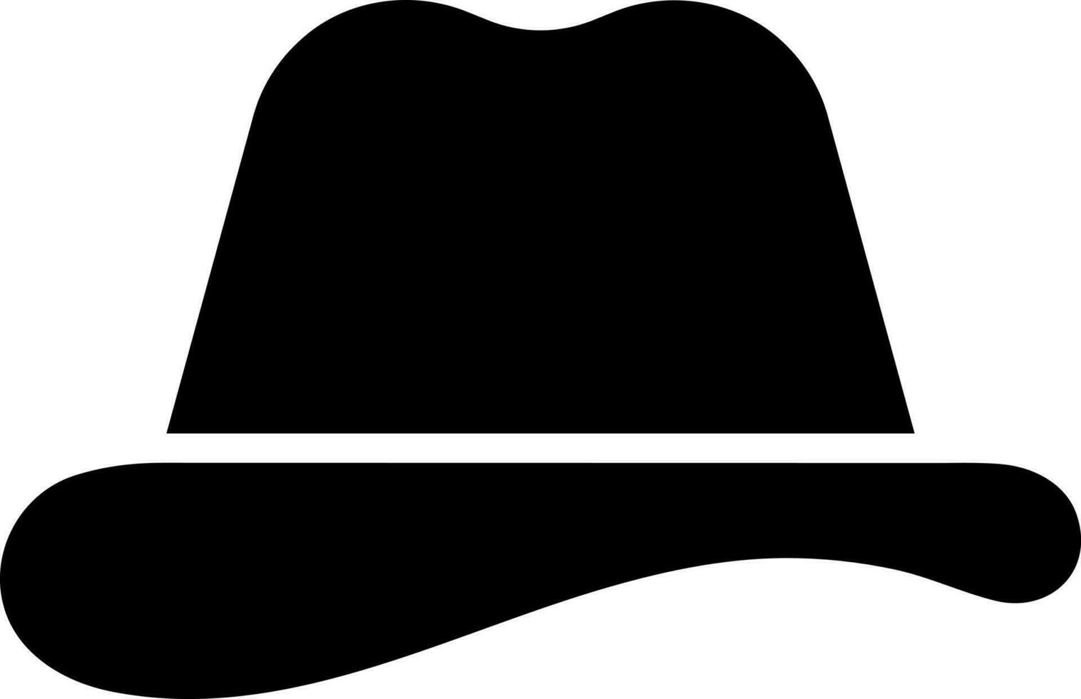 Fedora Hut Symbol. vektor