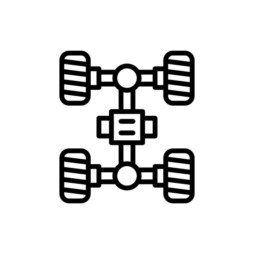 Chassis Symbol im Vektor. Illustration vektor