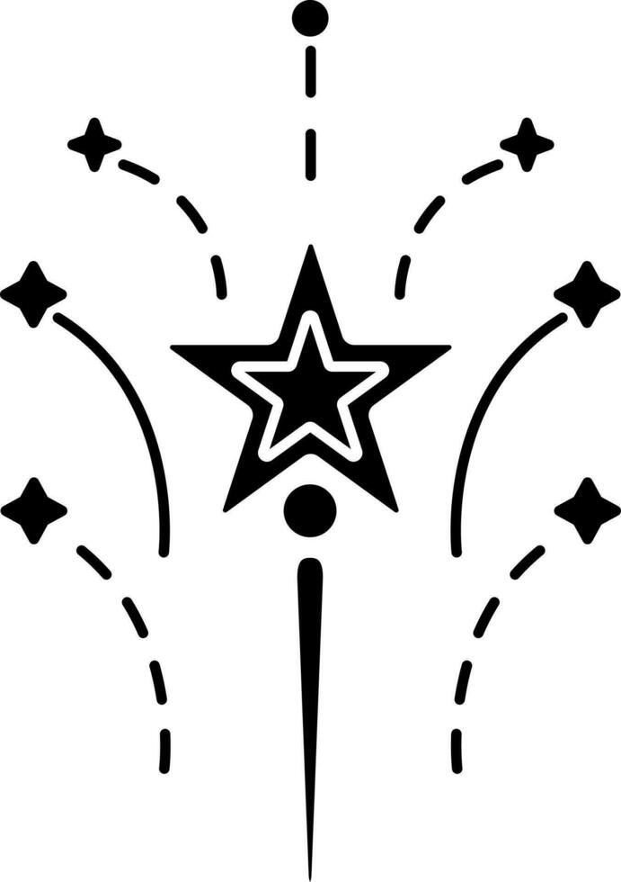 Feuerwerk Symbol im vektor