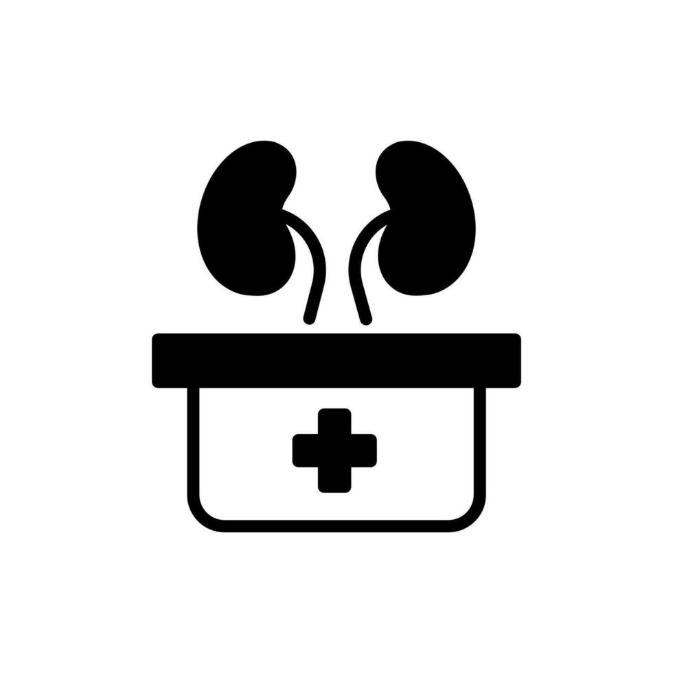 organ donation ikon i vektor. illustration vektor