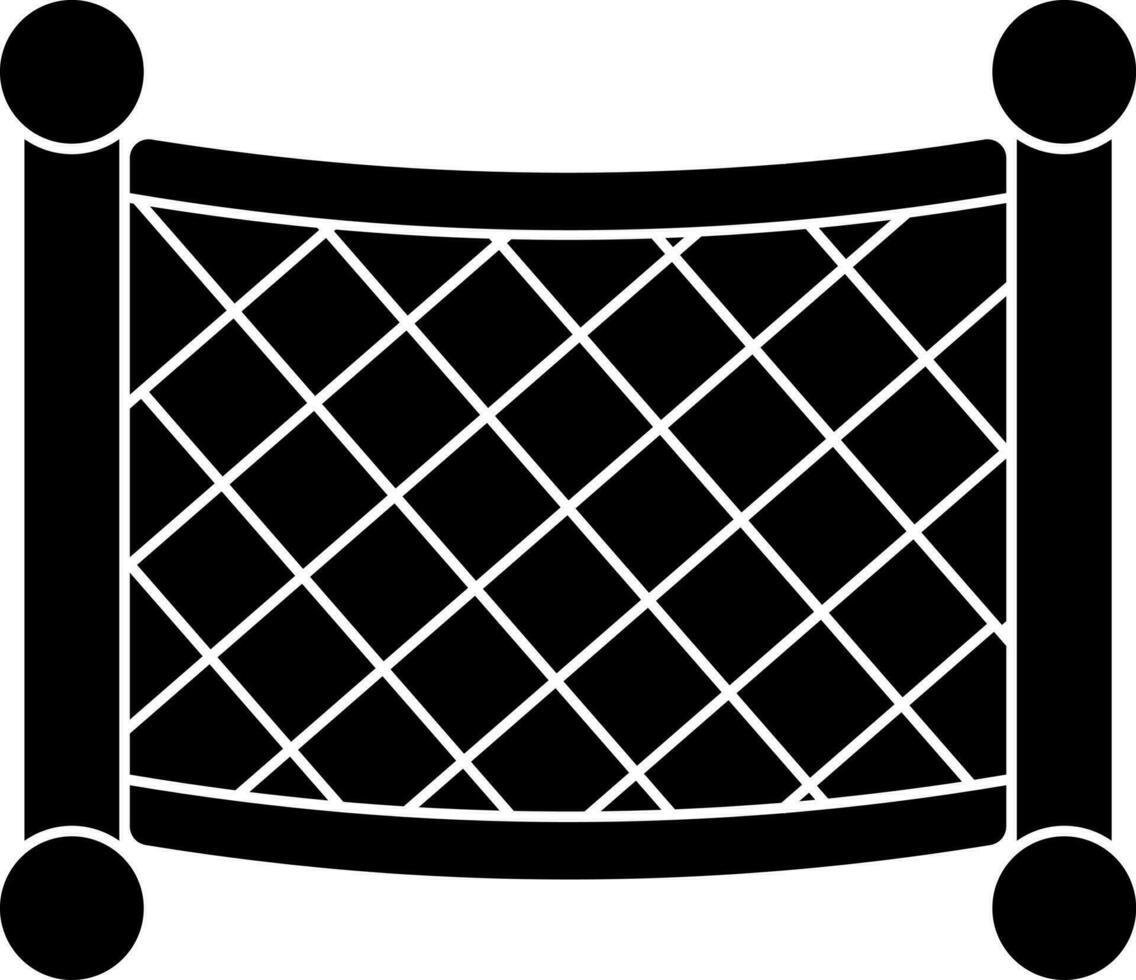 fiske netto ikon eller symbol. vektor