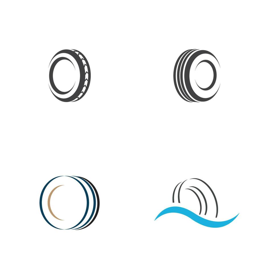 Reifen Logo und Symbol Vorlage Lager Vektor Bild