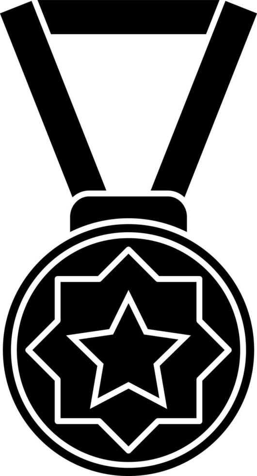 medalj tecken eller symbol. vektor