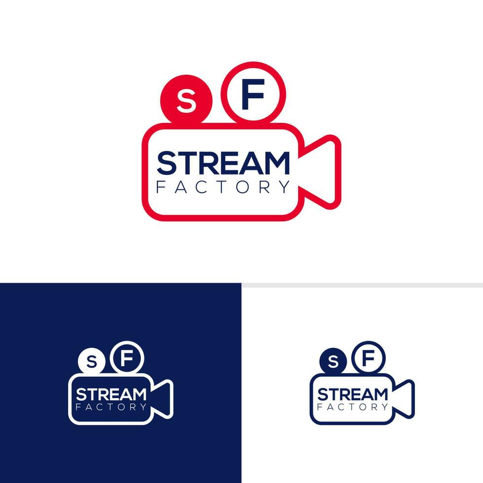 Kamera Logo Vorlage, kreativ Kamera Logo Design Vektor, Brief sf Logo Konzept vektor