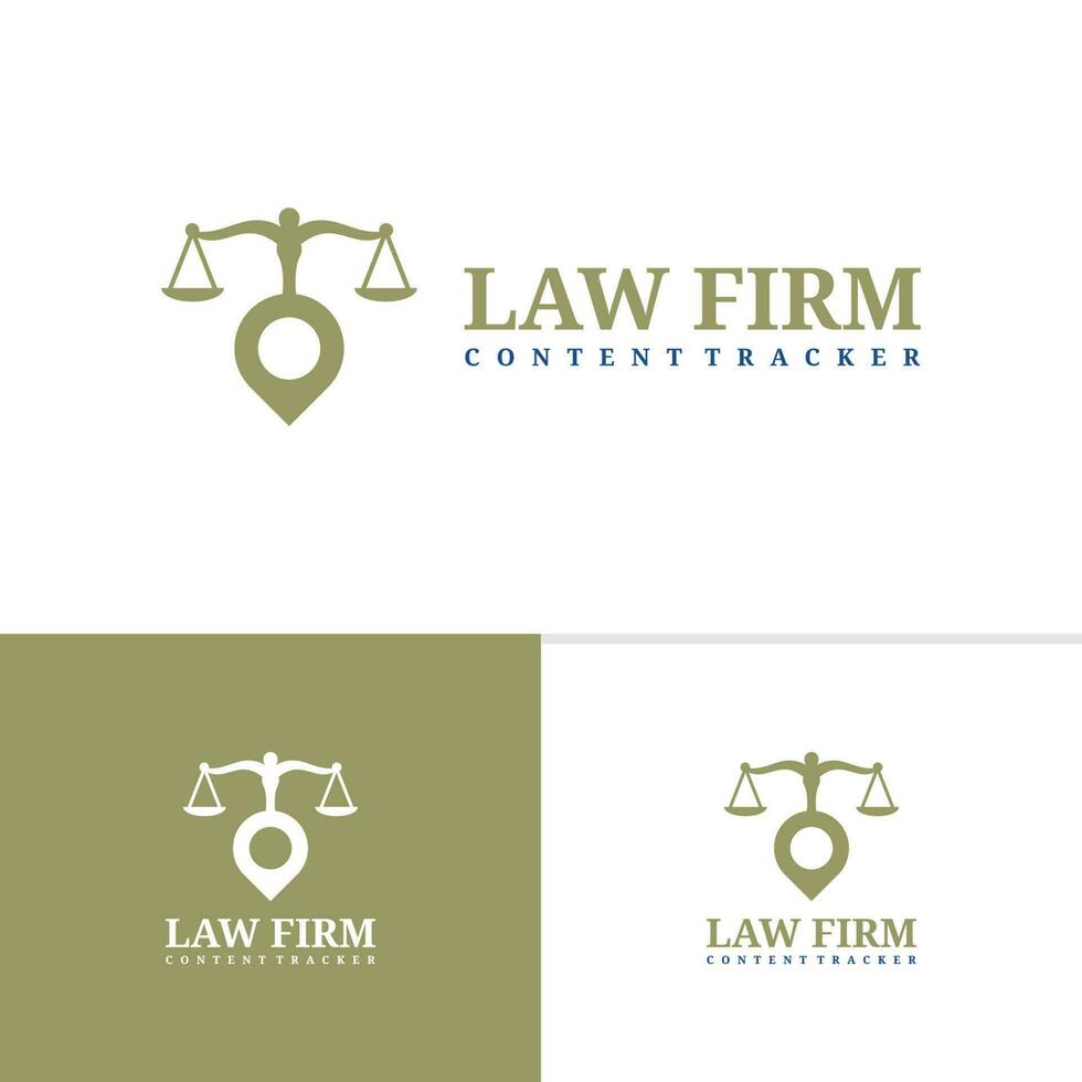 Gesetz Feste mit Punkt Logo Vorlage, kreativ Gesetz Feste Logo Design Vektor, Punkt Logo Konzept vektor