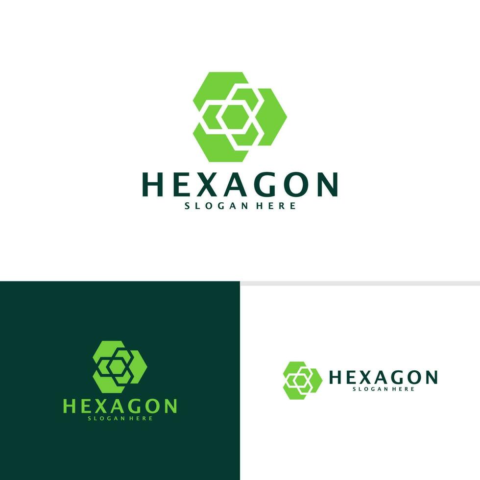 Hexagon Logo Vorlage, kreativ Hexagon Logo Design Vektor, Hexagon Logo Konzept vektor