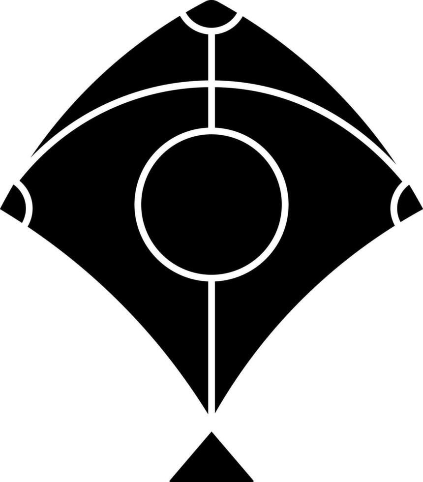 Drachen Symbol im schwarz und Weiß Farbe. vektor